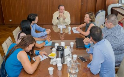 Reunión Celeste en el Ministerio de Salud, empezando a pisar terreno verde